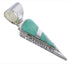 Southwest Jewelry Turquoise Inlay Slide Pendant EX28865